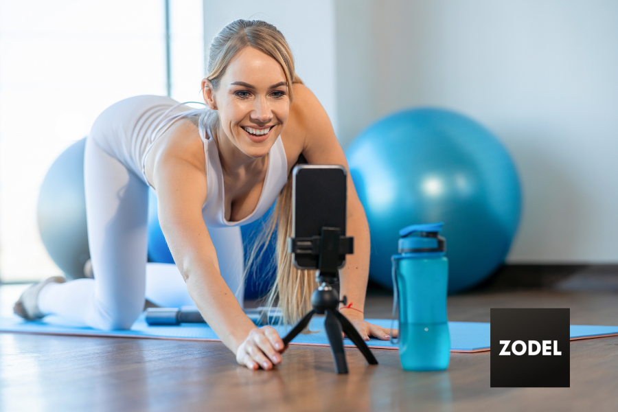 Book female fitness influencers on Zodel